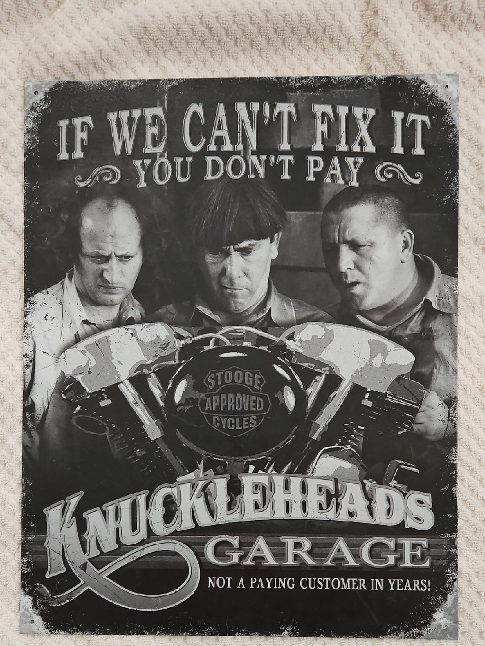 Three Stooges Wall Art - Metal